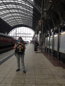 At the Hauptbahnhof in Frankfurt