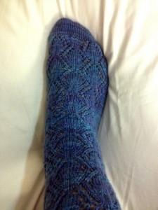 First sock finally done!