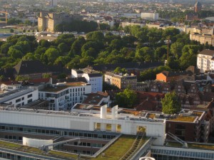 My mother's old neighbourhood with her's and her brother's schools.