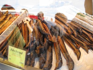 Smoked eels