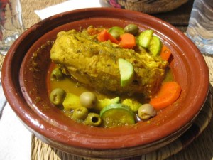 Chicken tajine