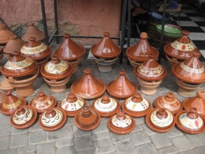 Clay tajine cooking dish