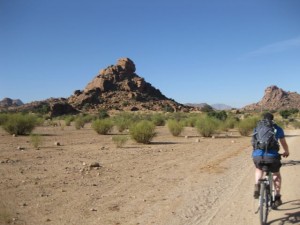 The dry rocky countryside was interesting territory to explore