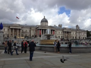 Trafalgar Square and National Gallery