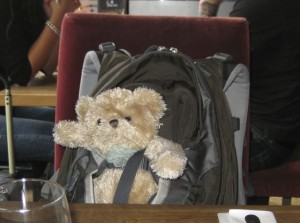 Bearic at a restaurant in Dublin