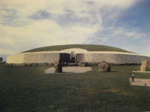 Newgrange passage tomb (from a postcard)