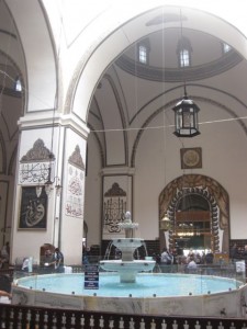 Ulu Cami mosque - fountain inside