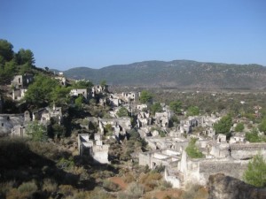 Ghost town above Kayakoy