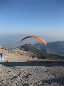 Running off the side of the mountain