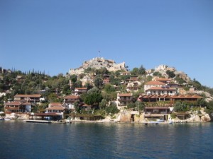 Kekova island where we stopped for ice cream