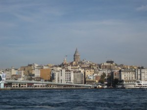 Galata District from the old Istanbul side of the Golden Horn