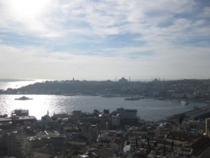 View of Old Istanbul from the tower