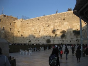 Western (Wailing) Wall - The only remaining portion of the original Jewish temple