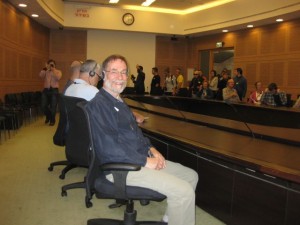 Dad in one of the committee rooms