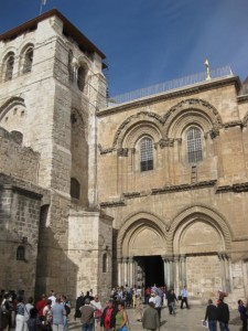 Entrance to the Church of the Holy Sepulchre