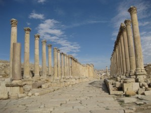 Columns lining the cardo