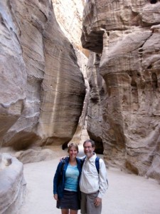 Walking the 2.5 km gorge into the Petra site