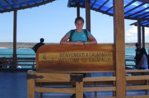 Arriving in the Galapagos on Baltra Island