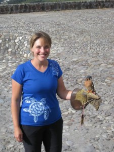 Getting up close and personal with a fearsome bird