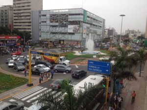 View from the hostel bar