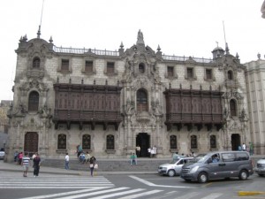 Episcopal palace next to the Cathedral - claim to fame are moorish style logias