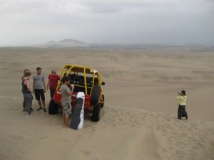 Prepping the sandboards