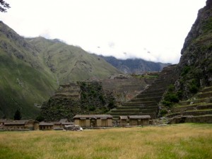 The ruins up on the hill