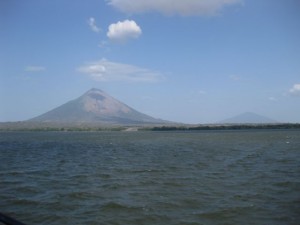 Ometepe Island with its two volcanoes